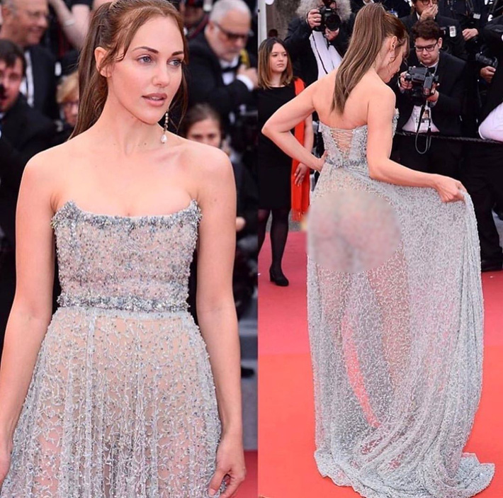 Ngay ngày khai mạc LHP Cannes 2019 đã có một người đẹp vô danh lộ nguyên cả bàn tọa trước bàn dân thiên hạ-3