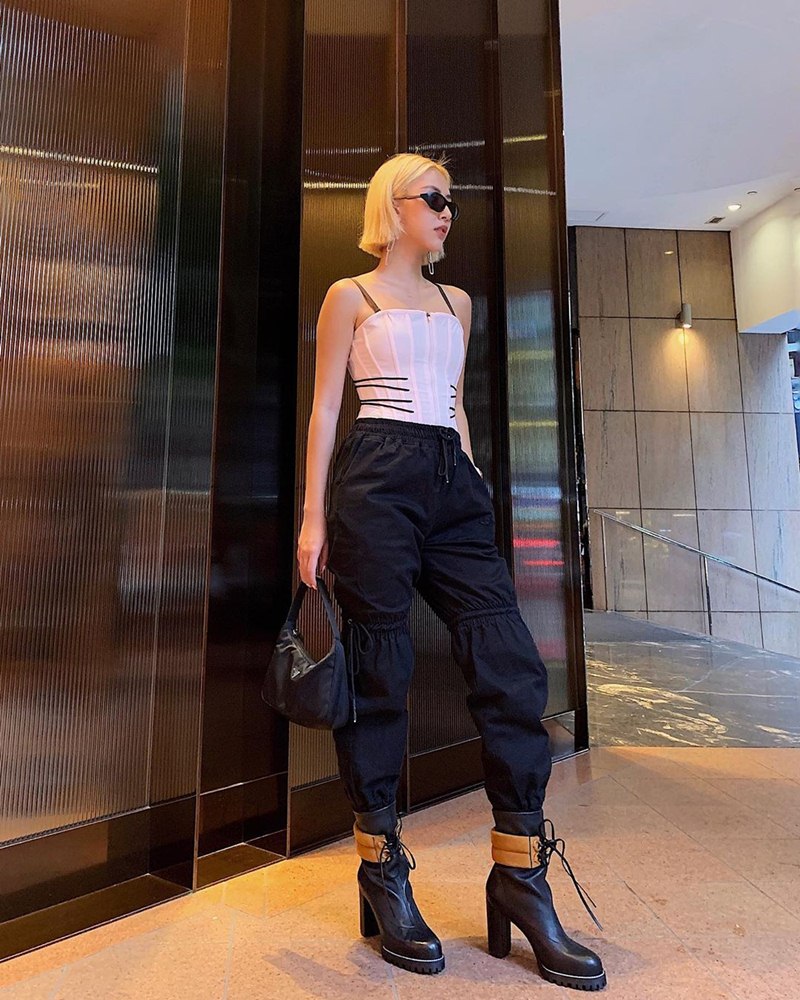 STREET STYLE giới trẻ: Chi Pu - Quỳnh Anh Shyn siết eo nhỏ đến ngỡ ngàng với mốt áo corset-4