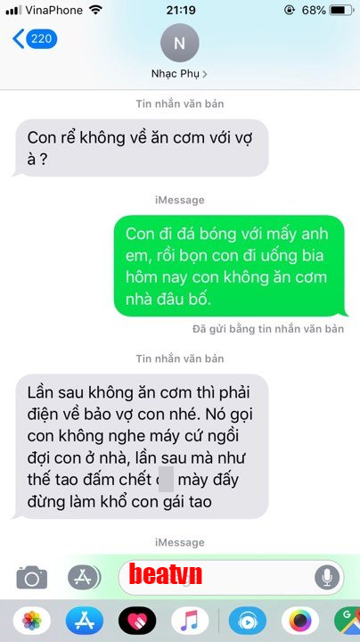 Những dòng tin nhắn nắn gân của bố vợ khiến con rể run sợ sau lần phạm lỗi-1