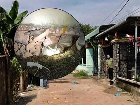 Hiện trường vụ phát hiện 2 thi thể giấu trong 2 khối bê tông tại phòng trọ gây chấn động-8