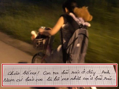 Em gái lầm lũi đạp xe bỏ nhà đi, nội dung lá thư để lại khiến tất cả giật mình
