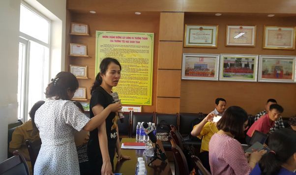 Xem xét cho thôi việc cô giáo Hải Phòng đánh học sinh-1