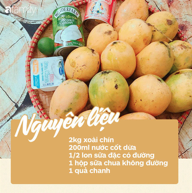 Nắng nóng cao điểm học cách làm kem xoài túi mát lạnh giải nhiệt-1