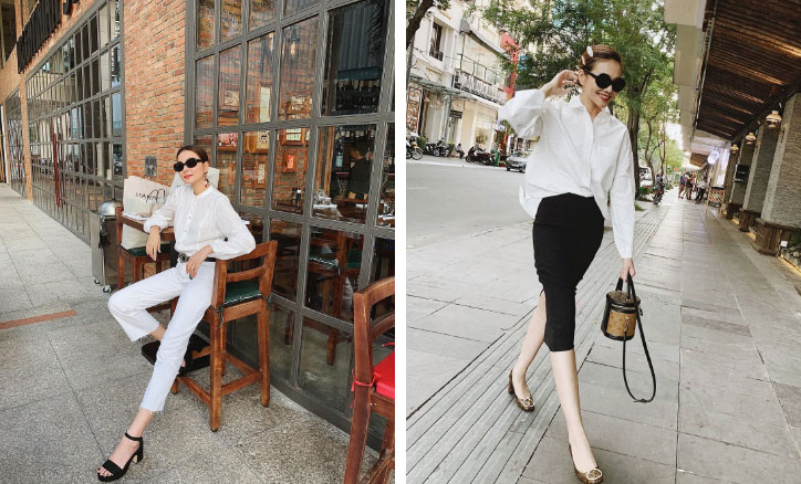 Bạn sẽ có cả vựa ý tưởng diện đồ công sở siêu đẹp, nếu ấn nút theo dõi 4 mỹ nhân Việt này-5