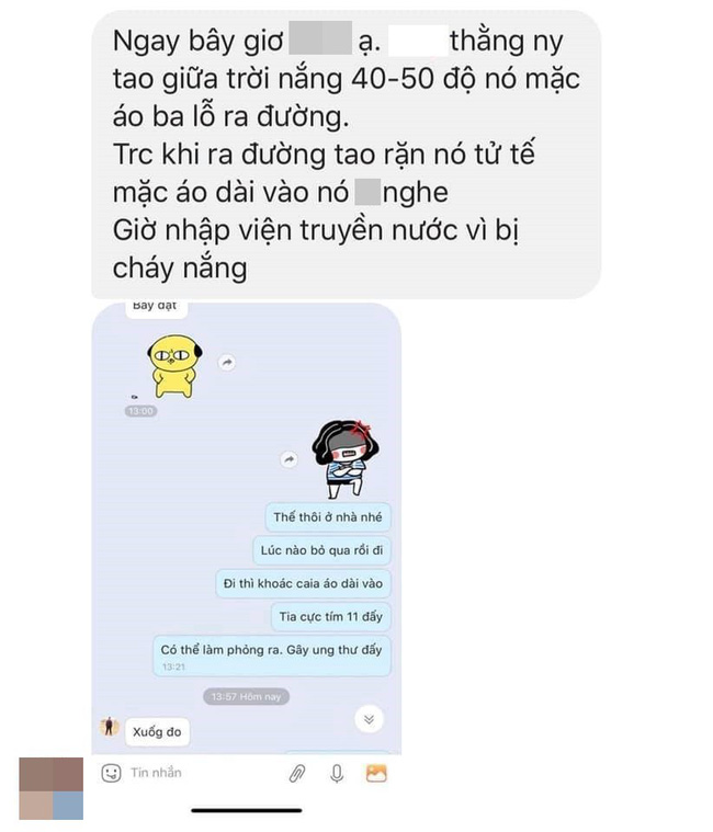 Mặc áo ba lỗ ra đường ngày nắng nóng đỉnh điểm, thanh niên nhập viện truyền nước vì không nghe lời người yêu?-2