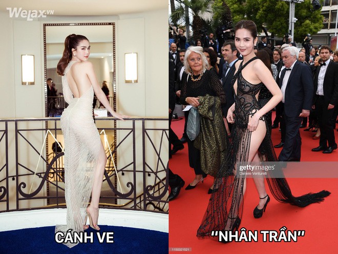 Ngọc Trinh và bộ cánh nhân trần đánh sập LHP Cannes, biểu cảm của bô lão xung quanh được dân mạng tặng ngay 1 vạn 8 ngàn ảnh chế!-5