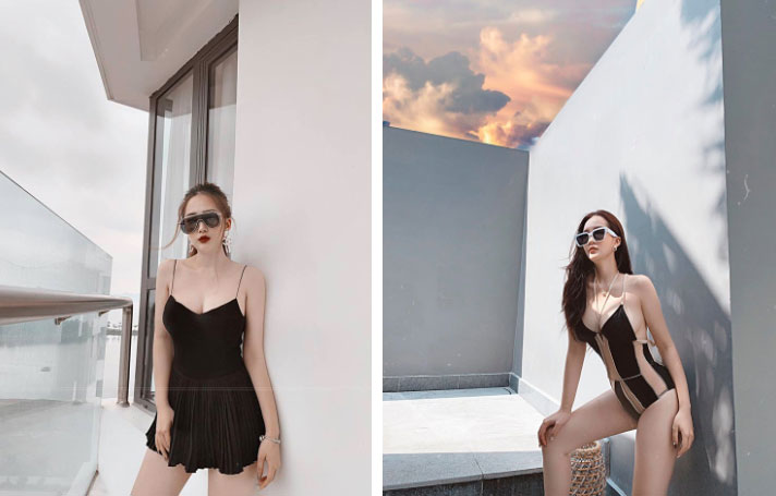 Cùng nhà nấm với chị họ Hương Tràm, hot girl Dư Hàng My chỉ cao 1m53 vẫn đốt mắt với body nuột nà, vòng 1 nóng bỏng-6