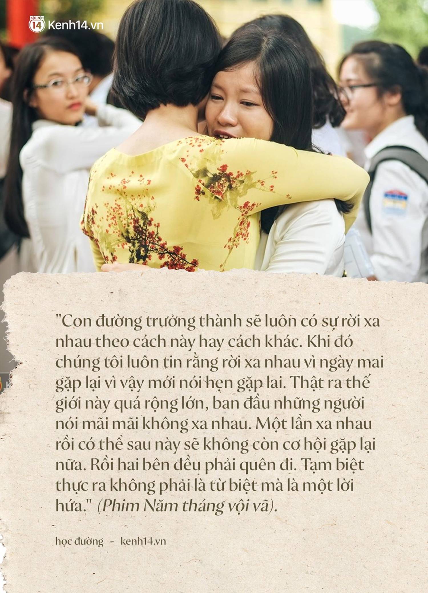 Tại sao học sinh lớp 12 khóc như mưa trong ngày bế giảng nhưng vài năm sau họp lớp không ai đi?-5