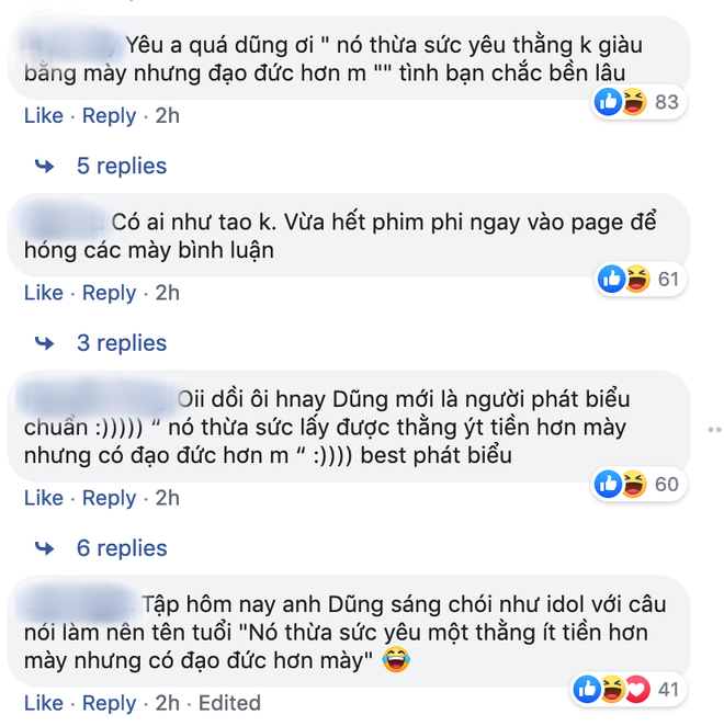 Chỉ vì một câu nói trên MXH, Dũng sở khanh (Về Nhà Đi Con) bỗng trở thành idol của hội chị em-5