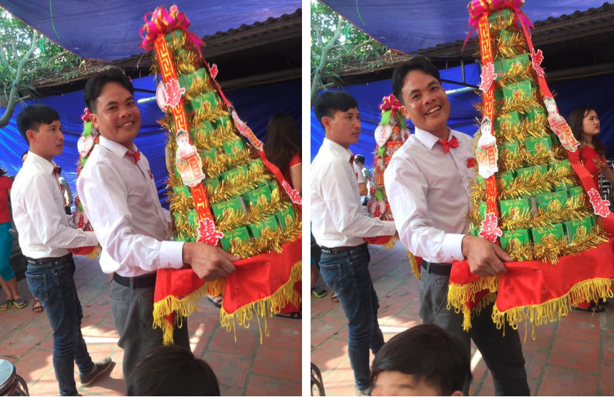 Nhờ bạn thân gọi đội bê lễ đám hỏi, chú rể khóc ròng khi thấy dàn nam thanh, dân mạng lại được phen cười lăn lóc-1