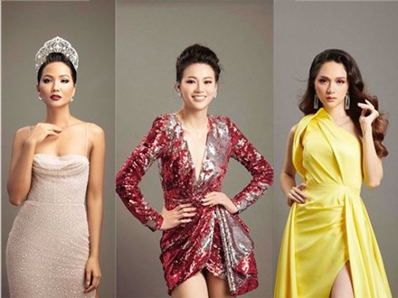 Dàn Hoa hậu Việt dành danh hiệu quốc tế hội ngộ trong bộ ảnh 'Tự hào Việt Nam'