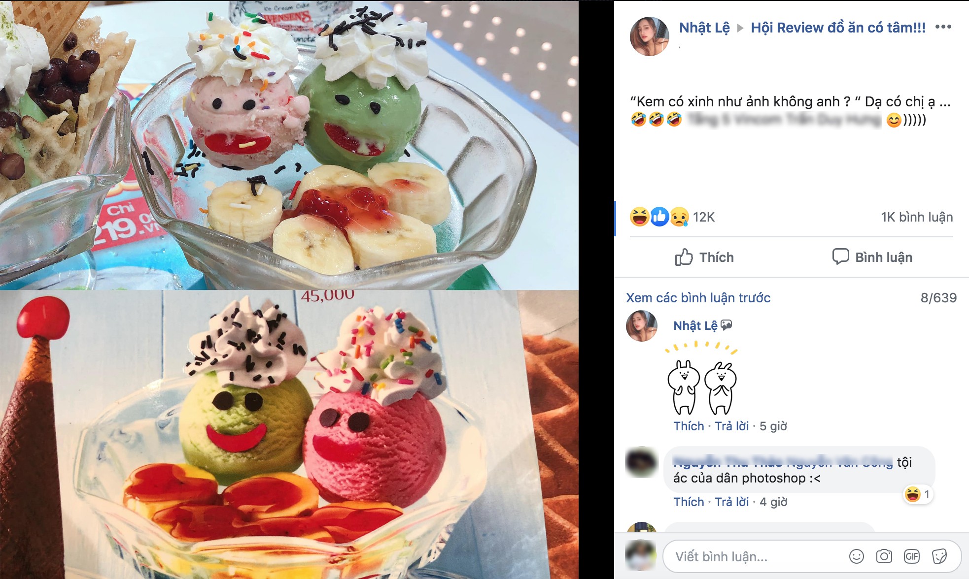 Dân mạng trầm trồ vì hình ảnh cốc kem hàng thật và hình quảng cáo chẳng khác nào ảnh ava và ảnh bạn chụp hộ-1