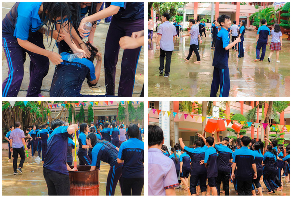 Thấy học sinh dùng súng nước bắn nhau ngày bế giảng, thầy hiệu phó mang hẳn vòi cứu hoả ra phun nước chống lại toàn trường!-9