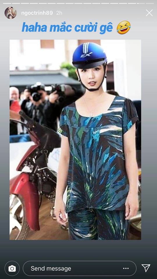 Ngọc Trinh lầy lội tự đăng loạt ảnh dân mạng quây váy, đội nón bảo hiểm che chắn kỹ càng cho mình trên thảm đỏ Cannes-5