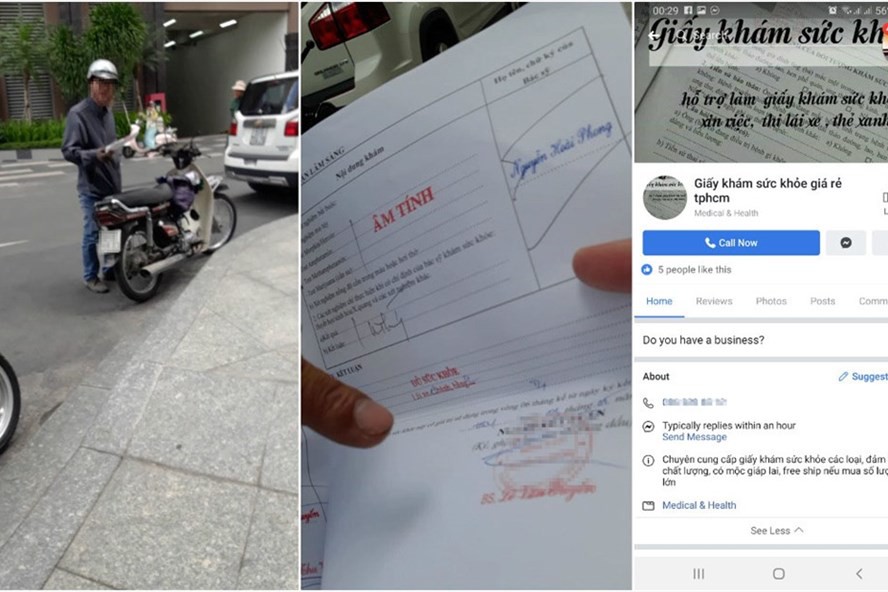 Cận cảnh quy trình mua bán giấy khám sức khỏe siêu tốc qua mạng-1