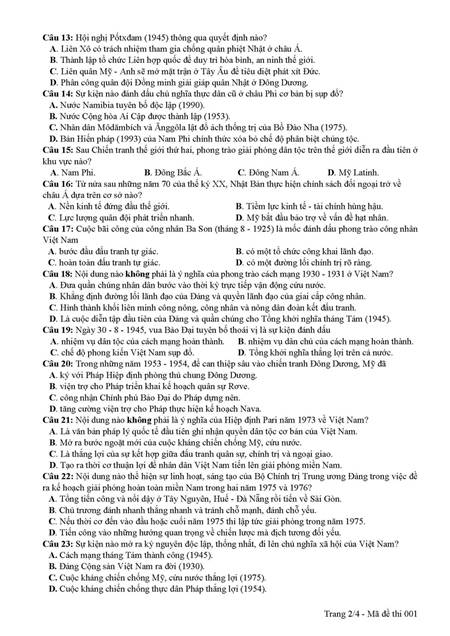 Đề thi THPT Quốc gia 2019 môn Lịch sử sẽ thay đổi như thế nào?-3
