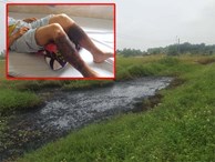 Người phụ nữ Hải Phòng bắt cua bị bỏng chân: Thêm điểm đổ chất thải độc