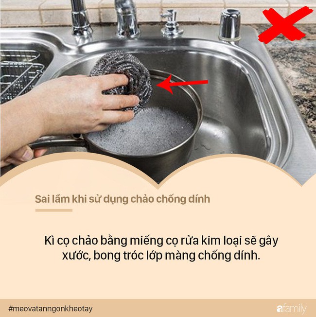 Sai lầm mẹ nào cũng mắc khi dùng chảo chống dính, cứ tiếp tục đảm bảo ung thư sẽ ghé thăm-3