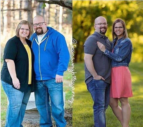 Những màn lột xác vịt hóa thiên nga của các cặp đôi chứng minh chân lý đồng vợ đồng chồng béo đến mấy cũng giảm cân thành công-15