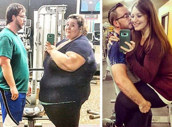 Những màn lột xác vịt hóa thiên nga của các cặp đôi chứng minh chân lý đồng vợ đồng chồng béo đến mấy cũng giảm cân thành công-16