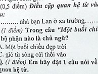 Chỉ một bài tập Tiếng Việt bắt tìm chủ ngữ của câu mà khiến dân mạng chia phe cãi nhau kịch liệt