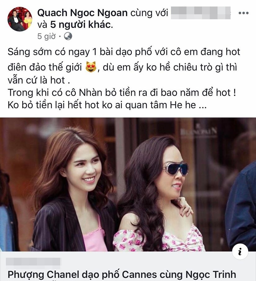 Vũ Khắc Tiệp đá xéo đã là gì, Quách Ngọc Ngoan còn nói xấu Lý Nhã Kỳ thế này để bênh vực Ngọc Trinh cơ-1
