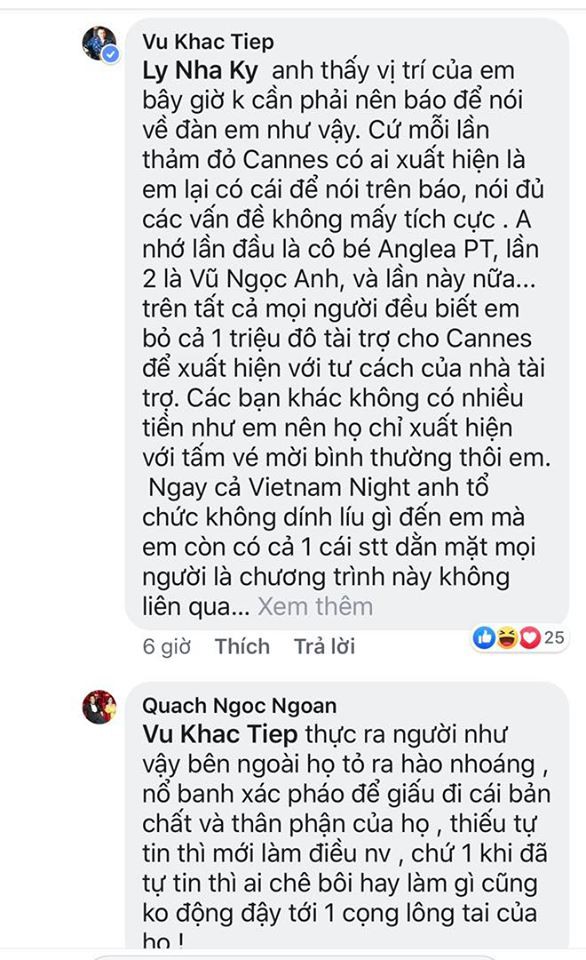 Vũ Khắc Tiệp đá xéo đã là gì, Quách Ngọc Ngoan còn nói xấu Lý Nhã Kỳ thế này để bênh vực Ngọc Trinh cơ-7