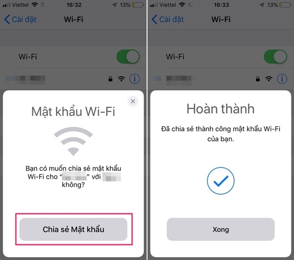 Cách chia sẻ mật khẩu Wi-Fi giữa iPhone, iPad không làm lộ password-6
