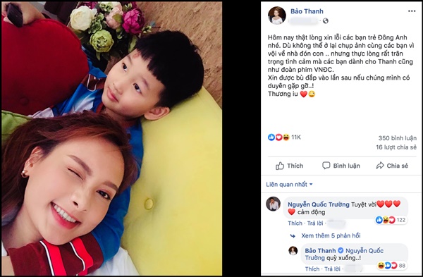 Không chỉ trên phim, cặp đôi oan gia Quốc Trường và Bảo Thanh còn liên tục tương tác với nhau trên mạng khiến fan rần rần thích thú-4