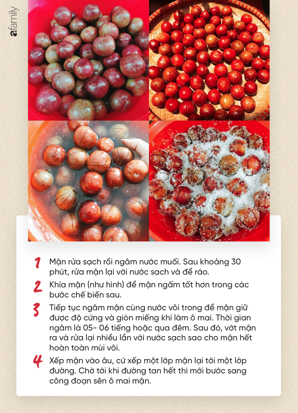 Ăn ngon - Khéo tay Khéo tay Tôi vào bếp Mận chín rộ, học ngay mẹ đảm 9x làm ô mai mận để dành ăn dần thôi!-2