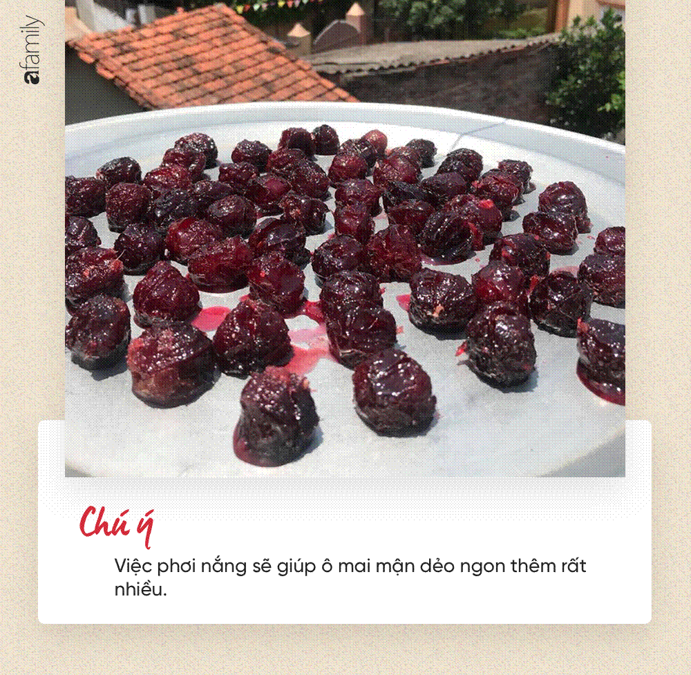 Ăn ngon - Khéo tay Khéo tay Tôi vào bếp Mận chín rộ, học ngay mẹ đảm 9x làm ô mai mận để dành ăn dần thôi!-4