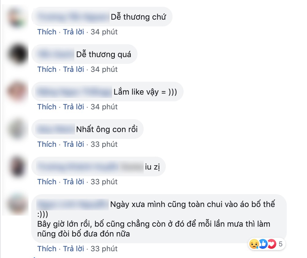 Bức ảnh gây sốt MXH trong một chiều mưa mùa Hạ: Bố luôn yêu thương và che chở cho con theo cách của riêng mình-3