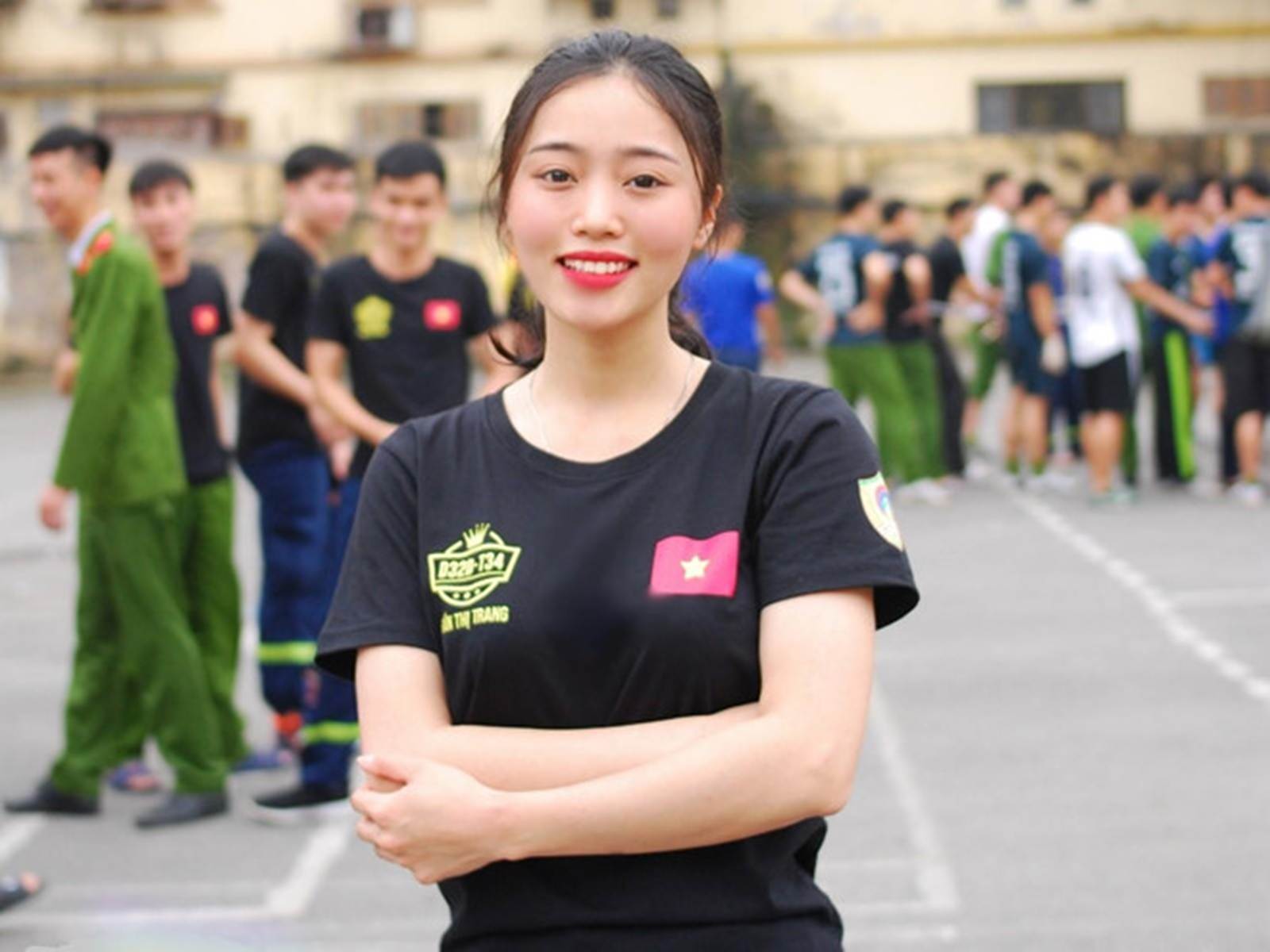 Nữ sinh hot nhất ĐH Phòng cháy Chữa cháy mê võ thuật, đu dây-6