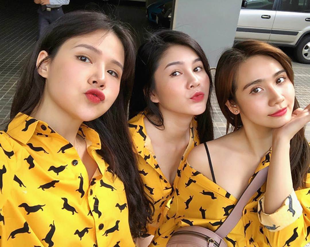 Bộ ba sinh năm 1990 thân thiết và nổi tiếng của làng hot girl Hà Thành-1