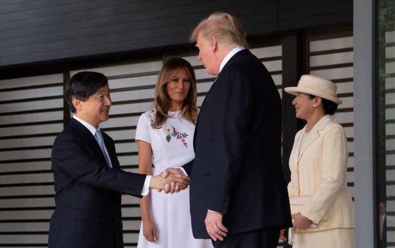 Vợ chồng Tổng thống Trump gặp tân Hoàng đế Nhật Bản, Hoàng hậu Masako khiến nhiều người kinh ngạc khi xuất hiện với hình ảnh hoàn hảo hơn mong đợi-1