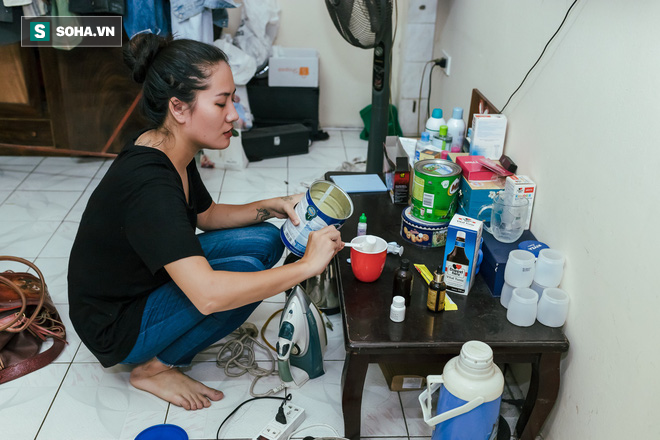 Vừa trang điểm vừa chăm con bệnh nặng và niềm hạnh phúc đặc biệt của diễn viên Minh Cúc-6