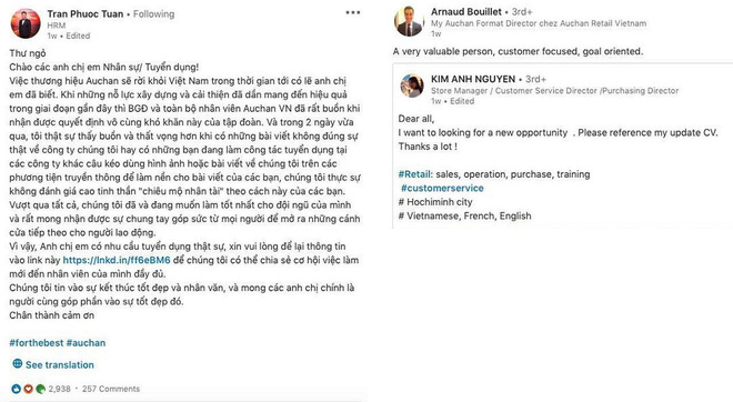 Sếp Auchan đăng đàn tìm việc cho nhân viên: Cuộc chia tay nhân văn và trọn vẹn-2