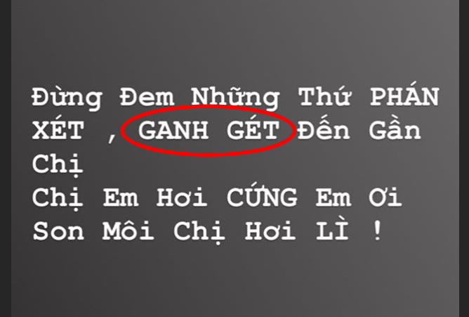 Ngọc Trinh mượn lời bài hát của Thu Minh đáp trả antifan cực gắt, mỗi tội... lại sai chính tả-3