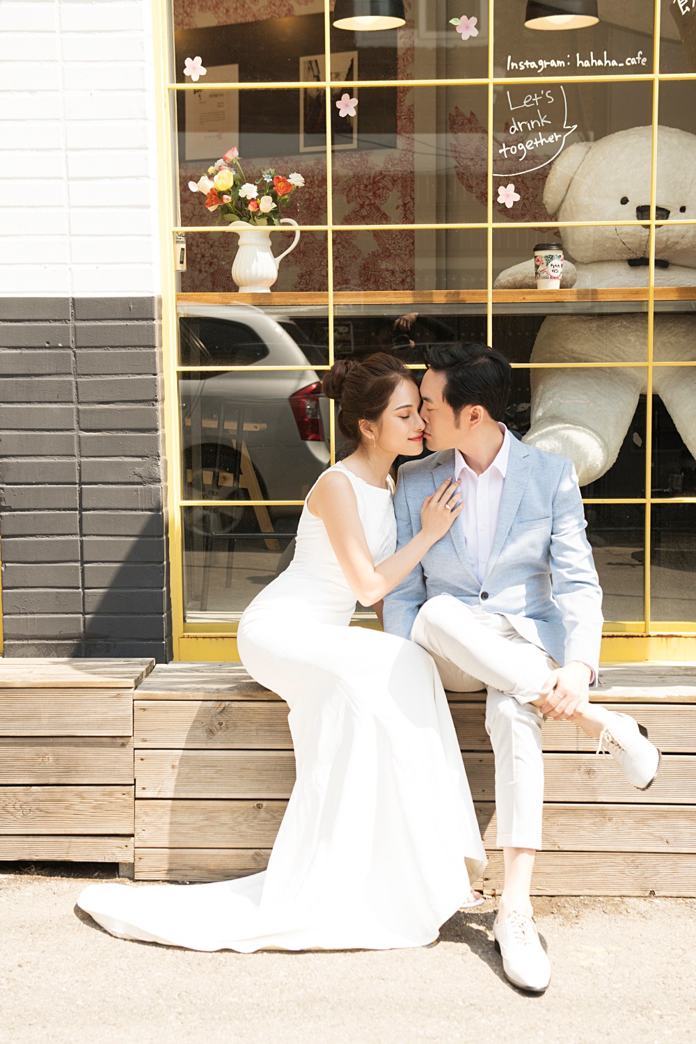 Ảnh cưới đẹp như phim chụp tại Hàn Quốc của Dương Khắc Linh và vợ trẻ kém 13 tuổi-9