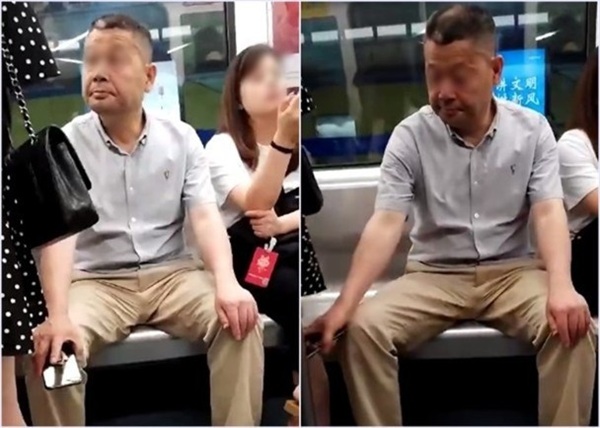 Giả vờ cầm điện thoại để dưới chân, người đàn ông không ngờ bị vạch trần hành động quay lén biến thái đáng lên án-3