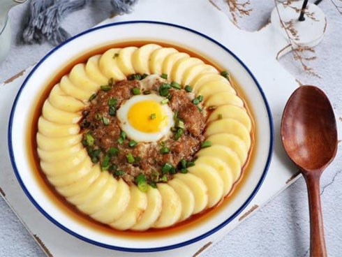 Đậu hấp thịt bằm không dầu mỡ làm chỉ 15 phút cho bữa tối ngon cơm