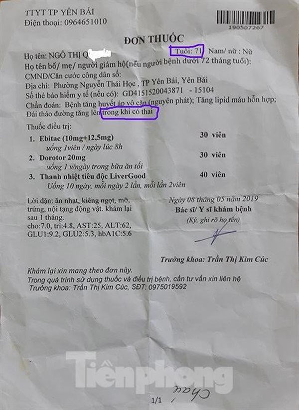 Cụ bà 71 tuổi được chẩn đoán có thai-1