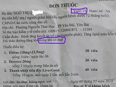 Cụ bà 71 tuổi được chẩn đoán có thai