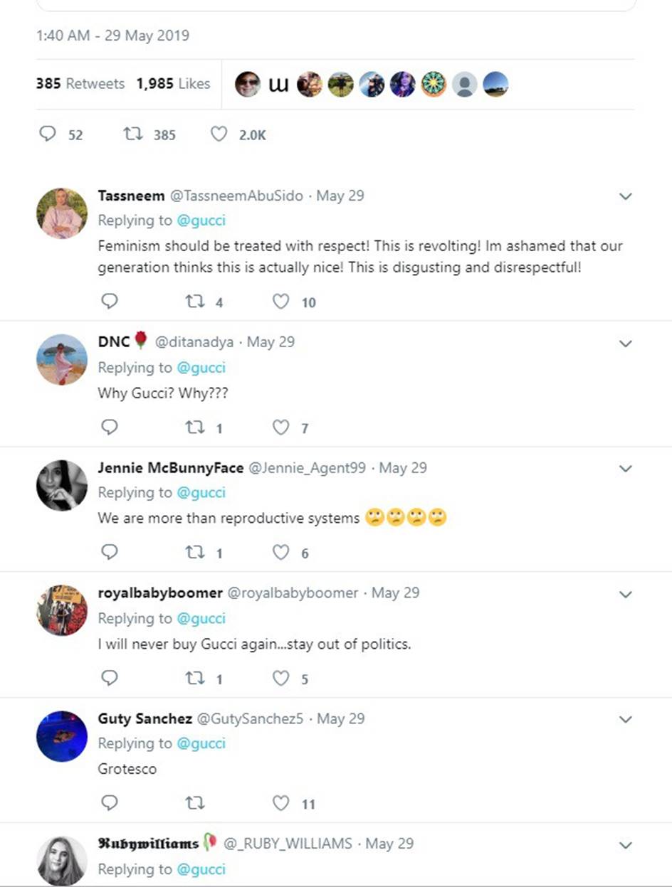 Cho hình tử cung phụ nữ lên thiết kế, Gucci bị dân mạng ném đá: Chúng tôi không phải là máy sinh sản-3