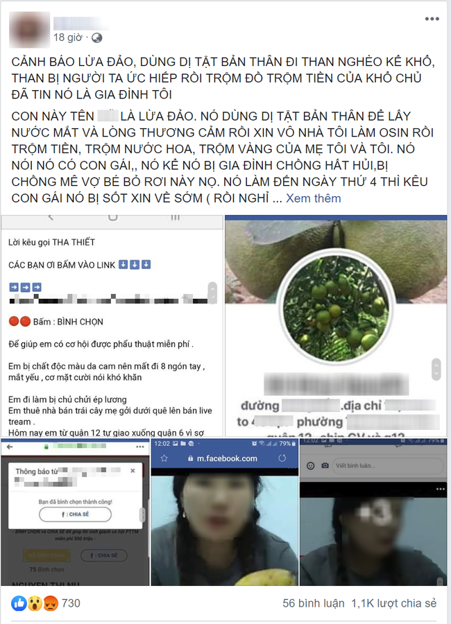 Cô gái khuyết tật khóc vì bom hàng bất ngờ bị tố lừa đảo, trộm cắp, dùng nước mắt lợi dụng lòng thương?-1