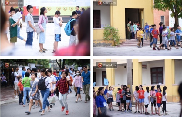 Nóng: Vỡ trận trước cổng trường ĐH Ngoại Ngữ, hàng nghìn phụ huynh chen chúc gọi Con ơi, mẹ đây, bố đây gây náo loạn-11