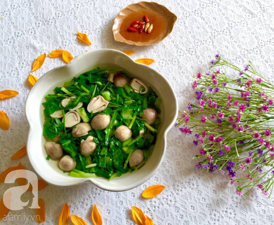 Mâm cơm cuối tuần ngon đẹp xanh mướt thế này thì chỉ nhìn đã thèm-7