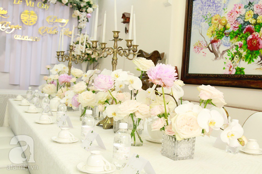 Đám cưới Dương Khắc Linh - Sara Lưu: Những hình ảnh đầu tiên của cô dâu trước giờ vu quy-16