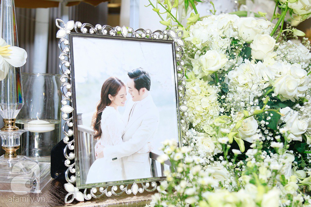 Cận cảnh không gian tiệc cưới xa hoa với thực đơn 5 sao đắt đỏ và hoa tươi tiền tỷ của Dương Khắc Linh - Sara Lưu-8