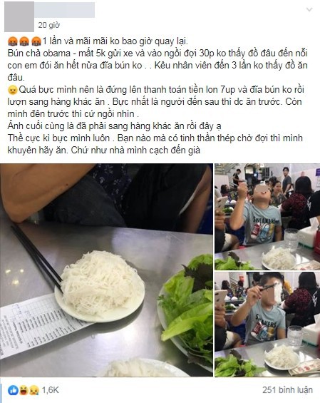 Bún chả Obama Lê Văn Hưu liên tiếp bị chê, dân tình ngán ngẩm bình luận: Ăn 1 lần không bao giờ quay lại nữa-1